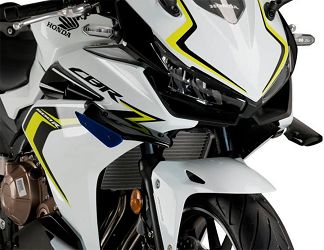 BOCZNE SPOILERY DOCISKOWE DO HONDA CBR500R 19-22 NIEBIESKIE