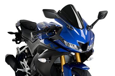 SZYBA Z-RACING PUIG DO YAMAHA YZF-R125  19-23 CZARNA