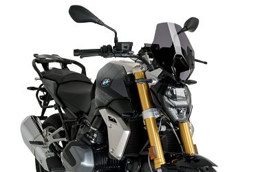 SZYBA SPORTOWA NOWEJ GENERACJI PUIG DO BMW R1250R 19-22 MOCNO PRZYCIEMNIONA