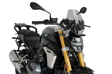 SZYBA SPORTOWA NOWEJ GENERACJI PUIG DO BMW R1250R 19-22 LEKKO PRZYCIEMNIONA