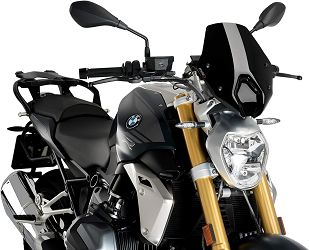 SZYBA SPORTOWA NOWEJ GENERACJI PUIG DO BMW R1250R 19-22 CZARNA