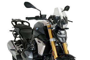 SZYBA SPORTOWA NOWEJ GENERACJI PUIG DO BMW R1250R 19-22 PRZEZROCZYSTA