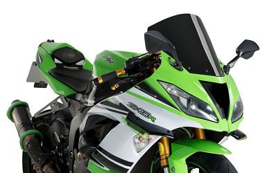 SZYBA WYŚCIGOWA PUIG DO KAWASAKI ZX-6R 09-23 CZARNA