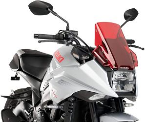 SZYBA TURYSTYCZNA PUIG DO SUZUKI KATANA 19-22 CZERWONA