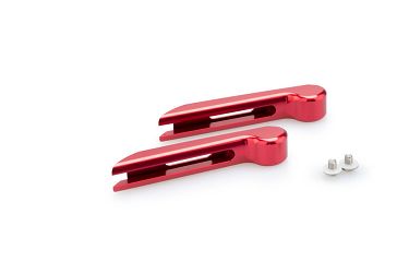 CZĘŚCI ZAPASOWE - WYSUWANY ZESTAW DŹWIGNI HAMULCA/SPRZĘGŁA 3.0 PUIG DO KAWASAKI KLE500 91-97 CZERWONY