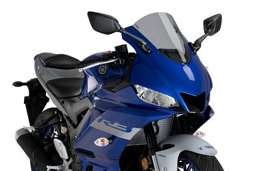 SZYBA WYŚCIGOWA PUIG DO YAMAHA R3 19-23 LEKKO PRZYCIEMNIONA