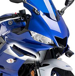BOCZNE SPOILERY DOCISKOWE DO YAMAHA R3 19-22 NIEBIESKIE