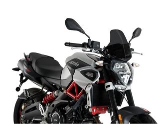 SZYBA OWIEWKA PUIG DO APRILIA SHIVER 750 07-09 / 900 17-21 CZARNA