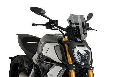 SZYBA OWIEWKA PUIG DO DUCATI DIAVEL 1260 19-22 (SPORT) MOCNO PRZYCIEMNIONA