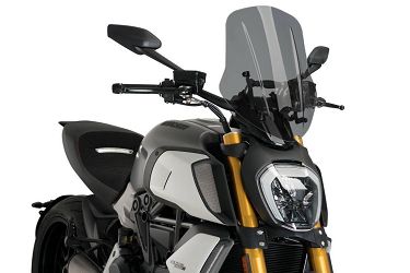 SZYBA OWIEWKA PUIG DO DUCATI DIAVEL 1260 19-22 (TOURING) MOCNO PRZYCIEMNIONA