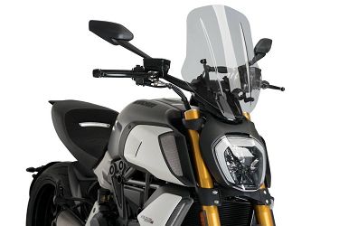 SZYBA OWIEWKA PUIG DO DUCATI DIAVEL 1260 19-22 (TOURING) LEKKO PRZYCIEMNIONA