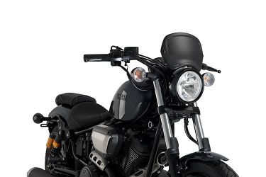 SZYBA OWIEWKA PRZEDNIA PUIG DO YAMAHA XV950 / R 14-21 CZARNY MAT