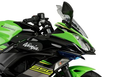 BOCZNE SPOILERY DOCISKOWE PUIG DO KAWASAKI NINJA 650 17-19 NIEBIESKIE