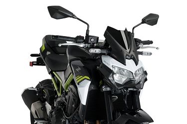 SZYBA SPORTOWA NOWEJ GENERACJI PUIG DO KAWASAKI Z900 20-22 CZARNA