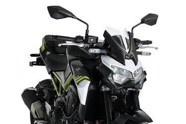 SZYBA SPORTOWA NOWEJ GENERACJI PUIG DO KAWASAKI Z900 20-22 PRZEZROCZYSTA