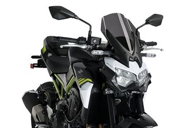 SZYBA TOURING NOWEJ GENERACJI PUIG DO KAWASAKI Z900 20-23 MOCNO PRZYCIEMNIONA