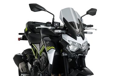 SZYBA TOURING NOWEJ GENERACJI PUIG DO KAWASAKI Z900 20-23 LEKKO PRZYCIEMNIONA
