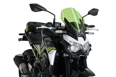 SZYBA TOURING NOWEJ GENERACJI PUIG DO KAWASAKI Z900 20-23 ZIELONA