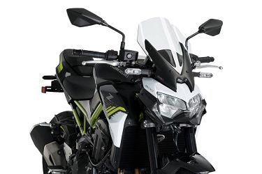 SZYBA TOURING NOWEJ GENERACJI PUIG DO KAWASAKI Z900 20-23 PRZEZROCZYSTA