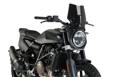 SZYBA SPORTOWA NOWEJ GENERACJI PUIG DO HUSQVARNA SVARTPILEN 701 19-21 CZARNA