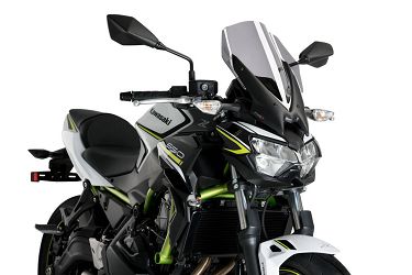 SZYBA TOURING NOWEJ GENERACJI PUIG DO KAWASAKI Z650 20-24 LEKKO PRZYCIEMNIONA