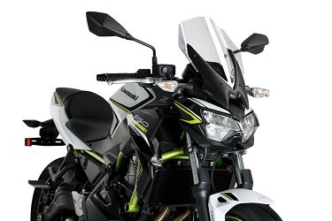 SZYBA TOURING NOWEJ GENERACJI PUIG DO KAWASAKI Z650 20-24 PRZEZROCZYSTA