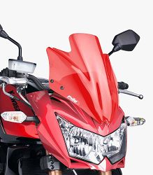 SZYBA OWIEWKA PUIG DO KAWASAKI Z750 07-12 / Z750R 11-12 CZERWONA