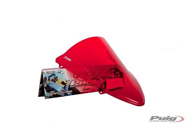 SZYBA SPORTOWA PUIG DO KAWASAKI NINJA 250R 08-12 CZERWONA