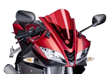 SZYBA SPORTOWA PUIG DO YAMAHA R125 08-18 CZERWONA