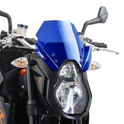SZYBA SPORTOWA NOWEJ GENERACJI PUIG DO KTM 990 SUPERDUKE 07-13 NIEBIESKA