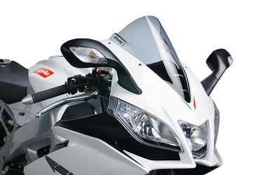 SZYBA SPORTOWA PUIG DO APRILIA RS4 50/125 11-18 / RSV4 09-12 LEKKO PRZYCIEMNIONA