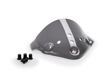 SZYBA OWIEWKA UNIWERSALNA PUIG CAFE RACER (173X120MM) LEKKO PRZYCIEMNIONA
