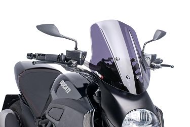 SZYBA OWIEWKA PUIG DO DUCATI DIAVEL 11-13 (TOURING) MOCNO PRZYCIEMNIONA