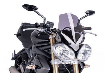 SZYBA OWIEWKA PUIG DO TRIUMPH SPEED TRIPLE / STREET TRIPLE 11-15 LEKKO PRZYCIEMNIONA