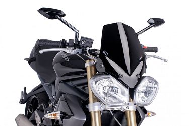 SZYBA OWIEWKA PUIG DO TRIUMPH SPEED TRIPLE / STREET TRIPLE 11-15 CZARNA