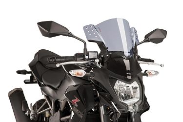 SZYBA TURYSTYCZNA PUIG DO SUZUKI DL650 V-STROM 04-11 (Z DEFLEKTOREM) LEKKO PRZYCIEMNIONA