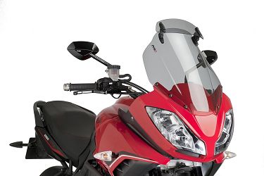 SZYBA TURYSTYCZNA PUIG DO TRIUMPH TIGER 1050 07-13 (Z DEFLEKTOREM) LEKKO PRZYCIEMNIONA