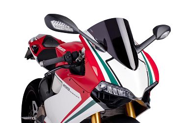 SZYBA SPORTOWA PUIG DO DUCATI PANIGALE 899 / 1199 / 1299 / SUPERLEGGERA MOCNO PRZYCIEMNIONA