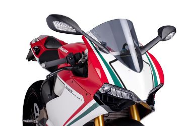 SZYBA SPORTOWA PUIG DO DUCATI PANIGALE 899 / 1199 / 1299 / SUPERLEGGERA LEKKO PRZYCIEMNIONA