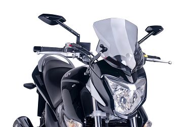 SZYBA SPORTOWA NOWEJ GENERACJI PUIG DO SUZUKI INAZUMA 250 13-17 LEKKO PRZYCIEMNIONA