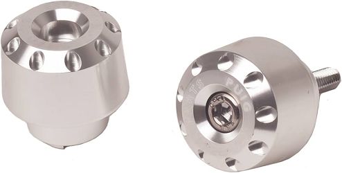 CIĘŻARKI / KOŃCÓWKI KIEROWNICY KRÓTKIE PUIG DO BMW F800R 15-20 SREBRNE