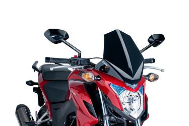 image 1 for SZYBA OWIEWKA PUIG DO HONDA CB500F 13-15 CZARNA