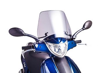 SZYBA OWIEWKA PUIG DO PIAGGIO FLY 50 4T / 125 13-18 (TRAFFIC) LEKKO PRZYCIEMNIONA