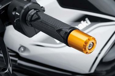 CIĘŻARKI / KOŃCÓWKI KIEROWNICY DŁUGIE PUIG DO BMW F800GT 13-20 ZŁOTE