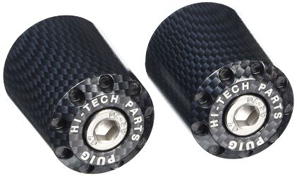 CIĘŻARKI / KOŃCÓWKI KIEROWNICY DŁUGIE PUIG DO BMW F800GS 13-20 CARBON