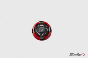 KOREK WLEWU OLEJU HI-TECH PUIG DO APRILIA TUONO 1000R 06-10 CZERWONY