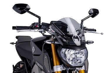 SZYBA OWIEWKA PUIG DO YAMAHA MT-09 13-16 (SPORT) LEKKO PRZYCIEMNIONA