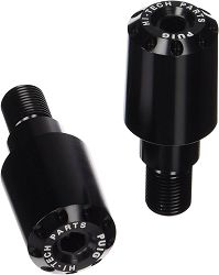 CIĘŻARKI / KOŃCÓWKI KIEROWNICY DŁUGIE PUIG DO YAMAHA X-MAX 125/250 (GWINT M16) 10-16 CZARNE