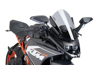 SZYBA SPORTOWA PUIG DO KTM RC125 / RC390 14-22 LEKKO PRZYCIEMNIONA