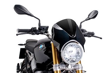 SZYBA RETROVISION PUIG DO BMW R NINE T 14-22 CZARNA